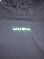 Good Being metallic hoodie