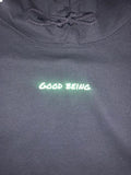 Good Being metallic hoodie