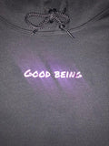 Good Being metallic hoodie